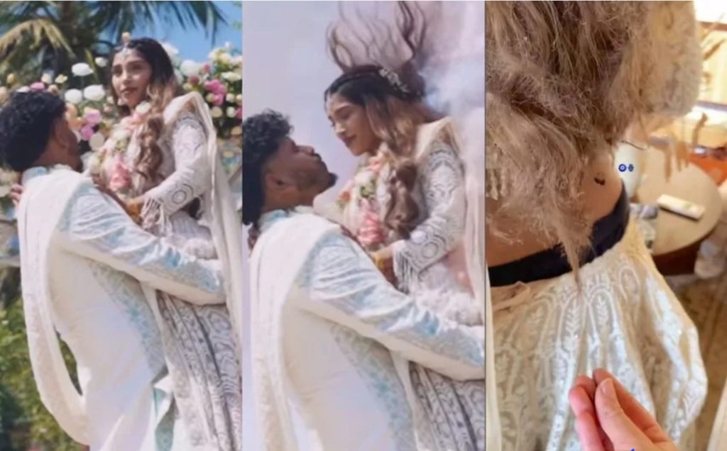 ഫോട്ടോഷൂട്ടിനിടെ കളർ ബോംബ് പൊട്ടിത്തെറിച്ചു; നവവധുവിന് പരുക്ക്