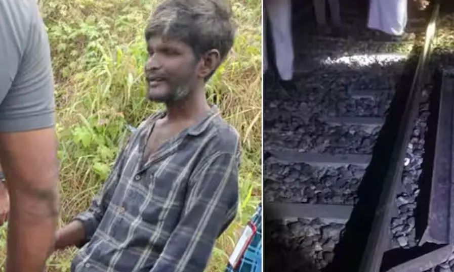 തൃശ്ശൂരിലെ ട്രെയിൻ അട്ടിമറി ശ്രമം; പ്രതി അറസ്റ്റില്