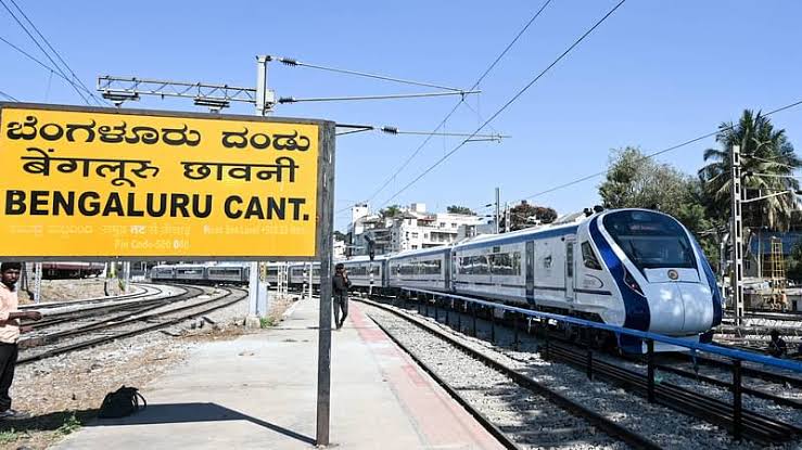 ബെംഗളൂരു കന്‍റോൺമെന്‍റ് റെയിൽവേ സ്റ്റേഷനിൽ വന്ദേ ഭാരതിന് പുതിയ പ്ലാറ്റ്ഫോം