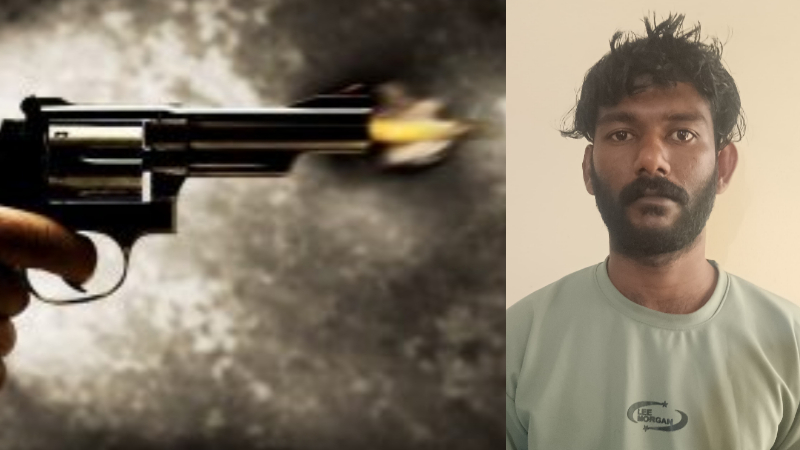 കാർ കൊള്ളയടിച്ച സംഭവം; തെളിവെടുപ്പിനിടെ രക്ഷപ്പെടാൻ ശ്രമിച്ച മലയാളി യുവാവിനെ വെടിവെച്ച് പിടികൂടി