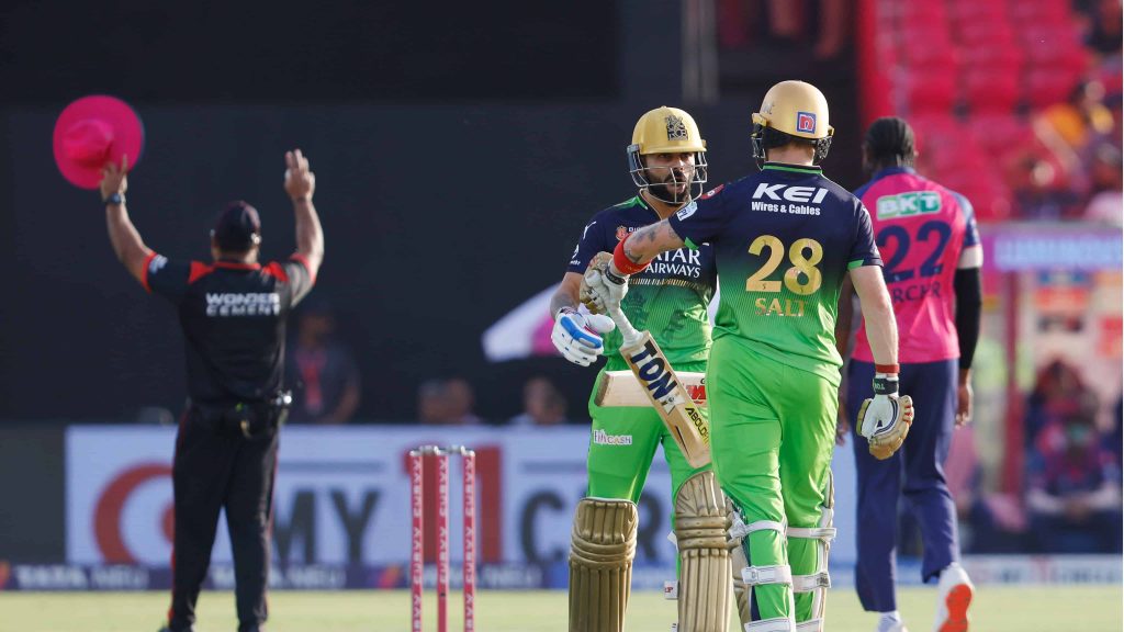 ഐപിഎൽ; രാജസ്ഥാൻ റോയല്‍സിനെതിരെ വിജയവുമായി ആർസിബി