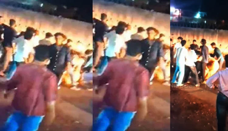 പടക്കം പൊട്ടിച്ചത് ചോദ്യം ചെയ്തതിന് കാസറഗോഡ് നാലുപേര്ക്ക് വെട്ടേറ്റു