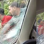 കാറില്‍ സഞ്ചരിച്ച കുടുംബത്തിന് നേരെ ആക്രമണം; അഞ്ച് മാസമായ കുട്ടിക്ക് ഉള്‍പ്പെടെ പരുക്ക്