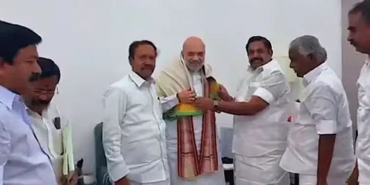 തമിഴ്‌നാട്ടില്‍ എ ഐ എ ഡി എം കെ-ബി ജെ പി സഖ്യം; തിരഞ്ഞെടുപ്പില്‍ ഒരുമിച്ച്‌ മത്സരിക്കുമെന്ന് അമിത് ഷാ