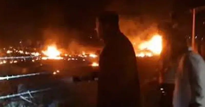 വ്യോമസേനയുടെ യുദ്ധവിമാനം തകര്ന്നു വീണു; പൈലറ്റ് മരിച്ചു