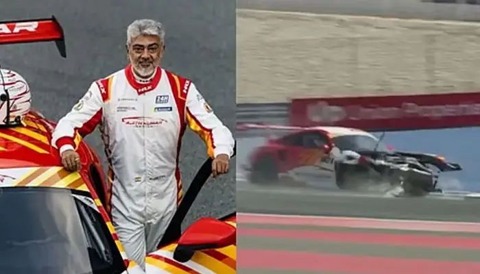 അജിത്ത് കുമാറിന് വീണ്ടും കാര്‍ റേസിങ്ങിനിടെ അപകടം