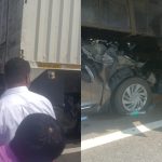 കാർ കണ്ടെയ്നർ ട്രക്കിലിടിച്ച് അപകടം; ഒരു കുടുംബത്തിലെ അഞ്ച് പേർ മരിച്ചു