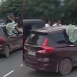 കാറില്‍ അഭ്യാസപ്രകടനം നടത്തിയ സംഭവം; പ്രായപൂര്‍ത്തിയാകാത്തവരടക്കം നാല് പേര്‍ പിടിയില്‍