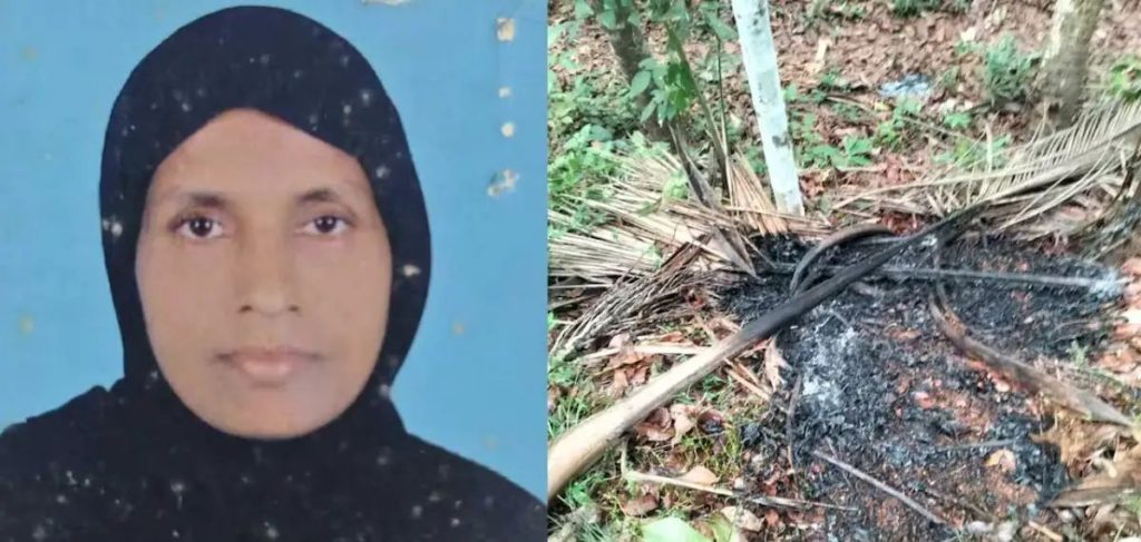 വിറക് ശേഖരിക്കാന്‍ പറമ്പിൽ പോയ വീട്ടമ്മ മിന്നലേറ്റ് മരിച്ചു