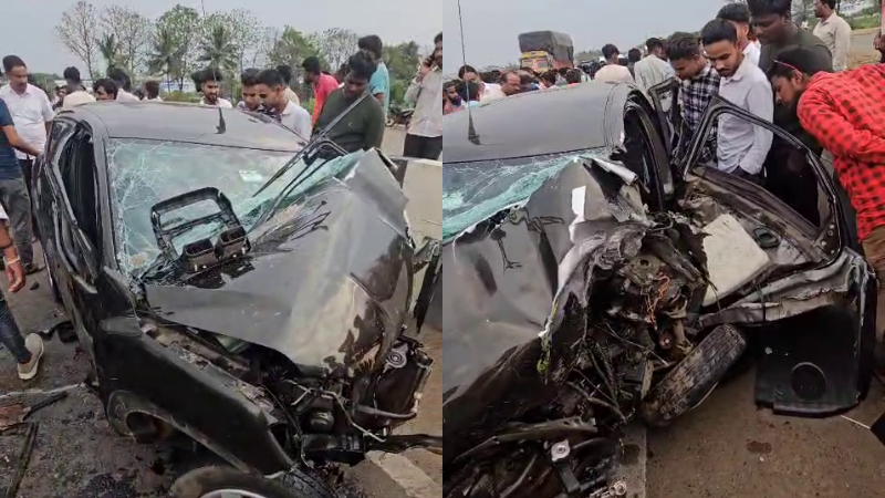 കാർ ഡിവൈഡറിൽ ഇടിച്ച് അപകടം; മൂന്ന് പേർ മരിച്ചു