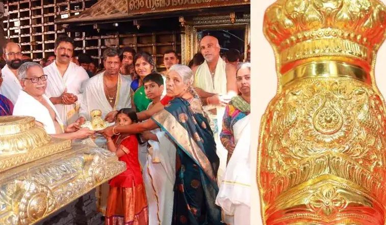 ഗുരുവായൂരപ്പന് വഴിപാടായി 36 പവന്റെ സ്വര്‍ണക്കിരീടം