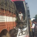 നിർത്തിയിട്ടിരുന്ന ട്രക്കിൽ കെഎസ്ആർടിസി ബസിടിച്ച് അപകടം; 20ലധികം പേർക്ക് പരുക്ക്