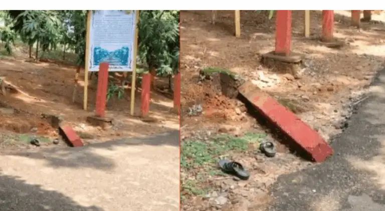 കോണ്‍ക്രീറ്റ് തൂണ്‍ ഇളകി വീണു; നാലു വയസുകാരൻ മരിച്ചു