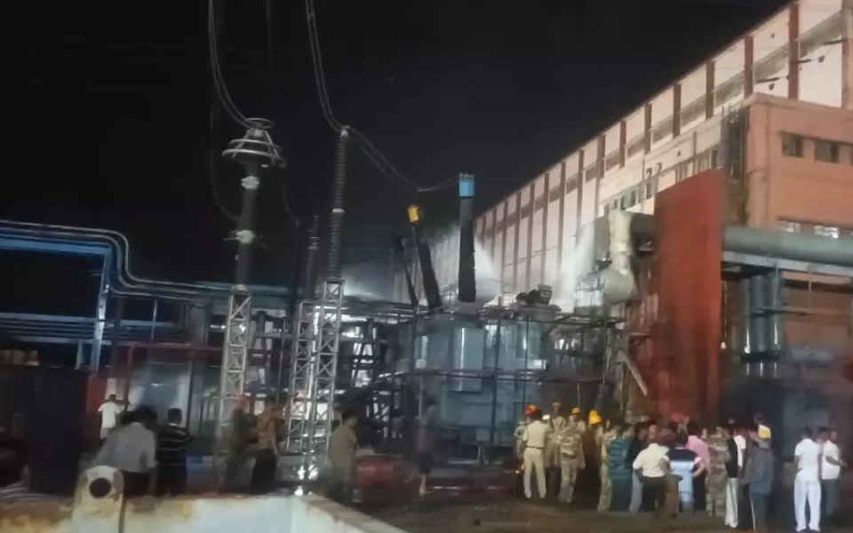 തെർമൽ പവർ സ്റ്റേഷനിൽ വൻ തീപ്പിടുത്തം