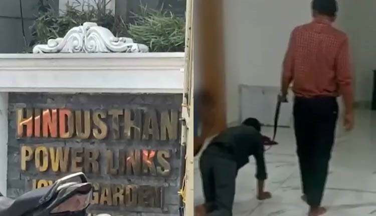 അർധ ന​ഗ്നനാക്കി നായയുടെ ബെൽറ്റ് കഴുത്തിൽ കെട്ടി മുട്ടിൽ നടത്തി ക്രൂര തൊഴിലാളി പീഡനം; സംഭവത്തില്‍ ലേബർ ഓഫീസറോട് റിപ്പോർട്ട് തേടി മന്ത്രി