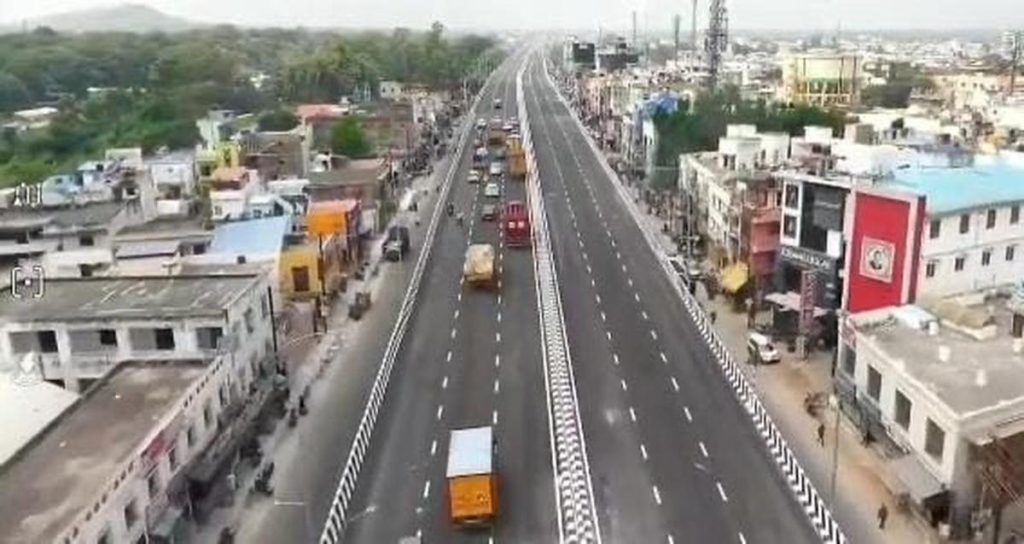 ബെംഗളൂരു – ചെന്നൈ ഹൈവേയിലെ ആറ് വരി എലിവേറ്റഡ് കോറിഡോർ ഗതാഗതത്തിനായി തുറന്നു