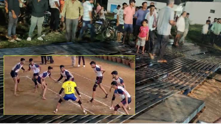 കബഡി മത്സരത്തിനിടെ ​ഗാലറി തകർന്നുവീണു: ഒരാൾ മരിച്ചു, നിരവധി പേർക്ക് പരുക്ക്