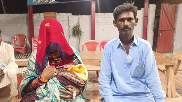 ഇന്ത്യയിലെത്തിയതിനു പിന്നാലെ പ്രസവം; കുഞ്ഞിന് ഭാരതി എന്ന് പേരിട്ട് പാക് ദമ്പതികൾ