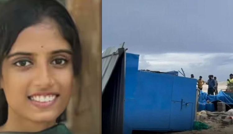 ആലപ്പുഴയിൽ കാറ്റിൽ കടയുടെ മേൽക്കൂര വീണ് പതിനെട്ടുകാരി മരിച്ചു