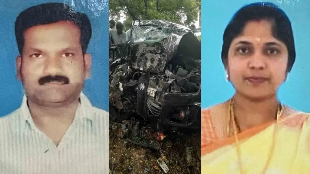 തിരുപ്പൂരില്‍ വാഹനാപകടം: മലയാളി കുടുംബത്തിലെ മൂന്നുപേര്‍ മരിച്ചു