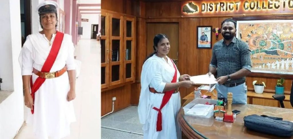 പത്തനംതിട്ടയിലെ ആദ്യ വനിതാ ഡഫേദാര് ആയി ടി അനൂജ ചുമതലയേറ്റു