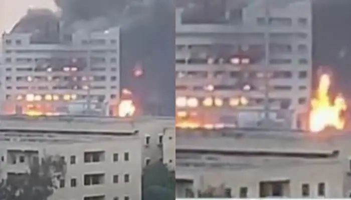 ഗുജറാത്തില്‍ ബഹുനില കെട്ടിടത്തില്‍ വൻ തീപിടുത്തം