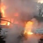 കാസറഗോഡ് ഓടിക്കൊണ്ടിരുന്ന കാറിന് തീ പിടിച്ചു