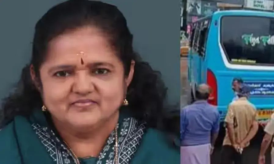 റോഡ് മുറിച്ചു കടക്കുന്നതിനിടെ ബസിന്റെ ഡോര്‍ ശരീരത്തില്‍ തട്ടി; എംപ്ലോയ്‌മെന്റ് ഓഫീസര്‍ മരിച്ചു