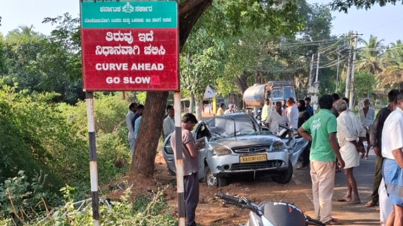 നിയന്ത്രണം വിട്ട കാർ മരത്തിലിടിച്ച് അപകടം; ഒരാൾ മരിച്ചു