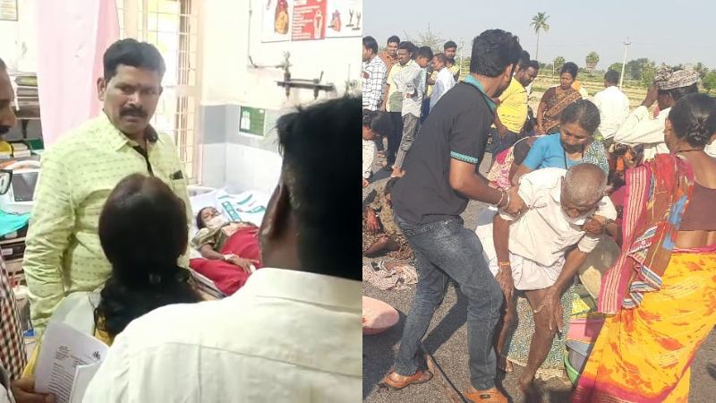 തൊഴിലാളികളുമായി സഞ്ചരിച്ചിരുന്ന വാഹനം മറിഞ്ഞ് അപകടം; 31 പേർക്ക് പരുക്ക്