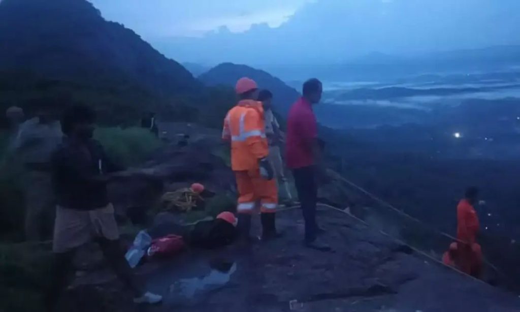 ഇടുക്കി വണ്ണപ്പുറം കോട്ടപ്പാറ വ്യൂ പോയിൻ്റില്‍ യുവാവ് കൊക്കയില്‍ വീണു
