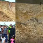 കണ്ണൂര്‍ കുപ്പത്ത് ദേശീയ പാതയ്ക്കായി കുന്നിടിച്ച സ്ഥലത്ത് വീണ്ടും മണ്ണിടിച്ചില്‍; പ്രതിഷേധിച്ച് റോഡ് ഉപരോധിച്ച് നാട്ടുകാർ