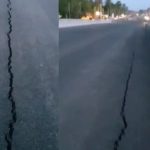 ചാവക്കാടും ആറുവരി പാതയില്‍ വിള്ളല്‍ രൂപപ്പെട്ടു