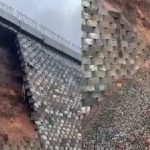 മലപ്പുറം കൂരിയാട് ദേശീയപാത വീണ്ടും തകര്‍ന്നു