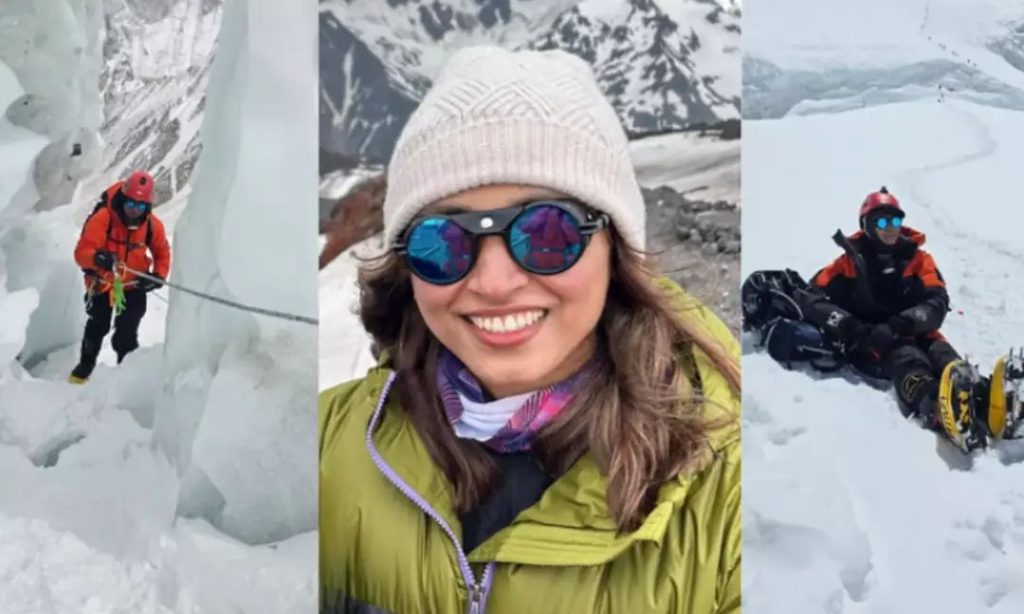 എവറസ്റ്റ് കൊടുമുടി കീഴടക്കിയ ആദ്യ മലയാളി വനിത സഫ്രീന ലത്തീഫ്