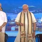 ചരിത്ര നിമിഷം; വിഴിഞ്ഞം അന്താരാഷ്ട്ര തുറമുഖം രാജ്യത്തിന് സമര്‍പ്പിച്ച്‌ പ്രധാനമന്ത്രി നരേന്ദ്ര മോദി