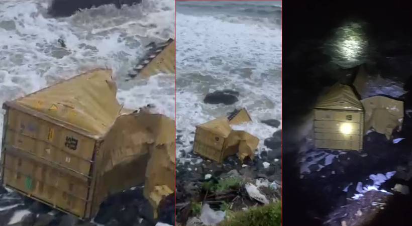 കൂടുതൽ കണ്ടെയ്നറുകൾ തീരത്തേക്ക്; തിരുവനന്തപുരം തീരത്തും അടിഞ്ഞു