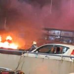 ഹെബ്ബാൾ ഫ്ലൈഓവറിൽ ഓടിക്കൊണ്ടിരുന്ന കാറിന് തീപിടിച്ചു