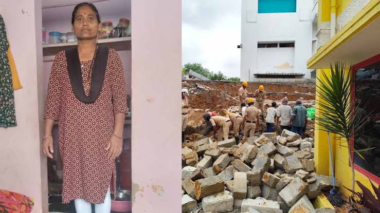 ബെംഗളൂരുവിൽ മതിൽ തകർന്ന് മരിച്ച യുവതിയുടെ കുടുംബത്തിന് നഷ്ടപരിഹാരം പ്രഖ്യാപിച്ചു