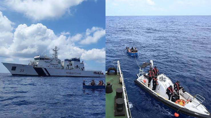 ചരക്ക് കപ്പൽ മുങ്ങി അപകടം; ജീവനക്കാരെ രക്ഷപ്പെടുത്തി
