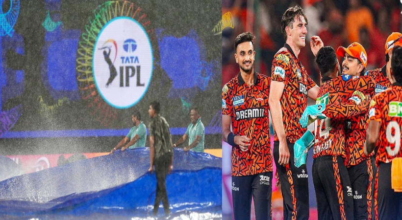 ഐപിഎൽ; മഴ ചതിച്ചു, സൺറൈസേഴ്സ് ഹൈദരാബാദ് പ്ലേ ഓഫ് കാണാതെ പുറത്ത്